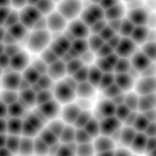 Worley noise generated using the nearest point (F1)